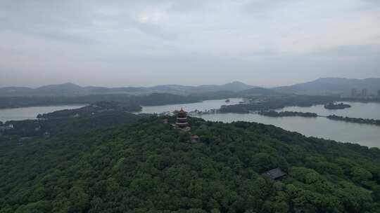 江苏无锡太湖鼋头渚风景区航拍