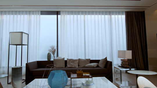 室内设计现代客厅布置，温馨舒适