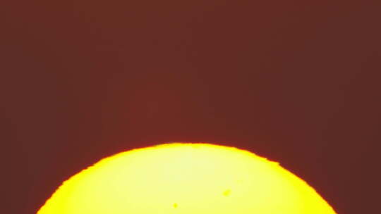 超大太阳升起超级日出东方视频素材模板下载