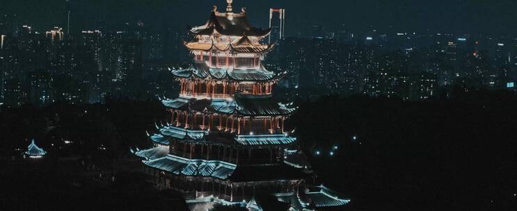 电影感重庆城市夜景