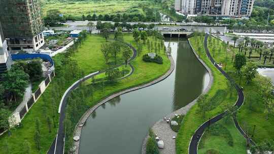 中国广东省佛山市顺德区东平新城麦家沙绿道