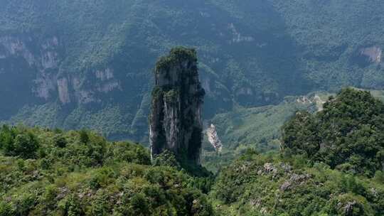 湖北恩施大峡谷自然风光航拍