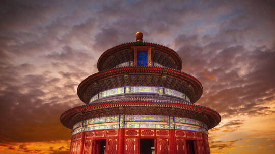 北京古建筑故宫视频素材模板下载