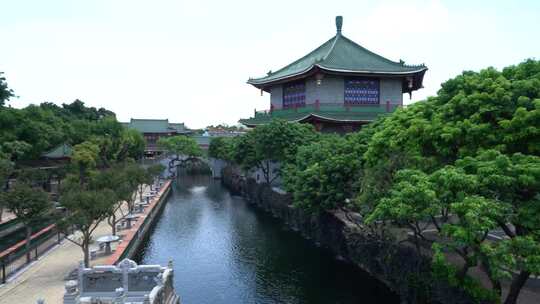 广州宝墨园空镜头