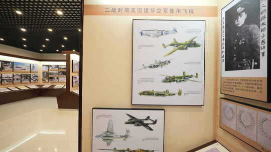 重庆空军抗战纪念园抗日战争中的空中战场展