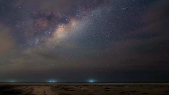 星空银河延时摄影视频素材模板下载