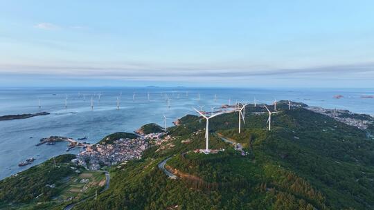 航拍福建平潭岛治愈系海景