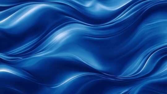 蓝色动感波浪背景素材