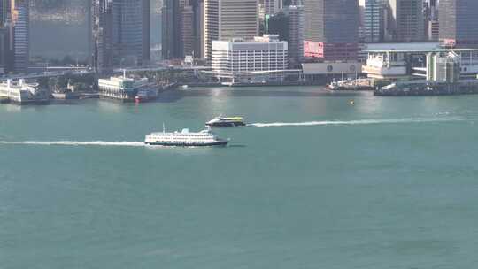 香港维多利亚港游艇