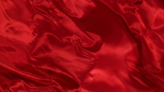 红色系丝绸织物飘动 (9)
