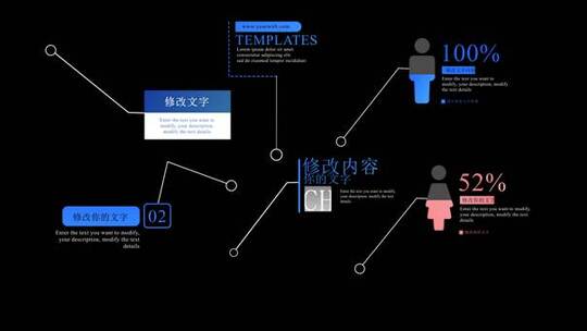 线条呼出指示线大标注标题