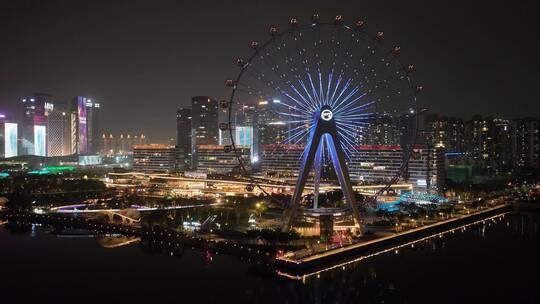 深圳欢乐港湾摩天轮夜景