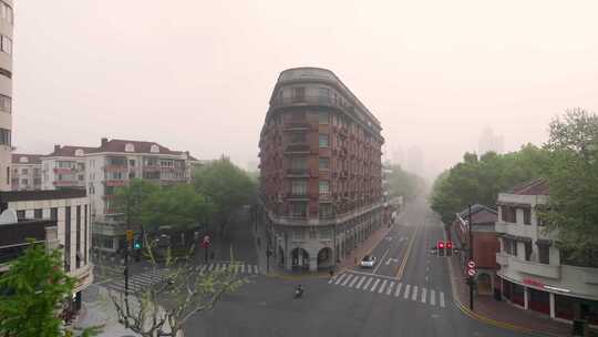 上海 武康大楼 清晨航拍