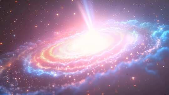 粒子宇宙爆炸科技概念太空银河星云合集4K