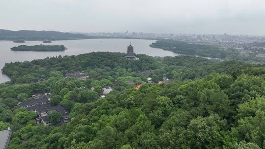 杭州雷峰塔航拍