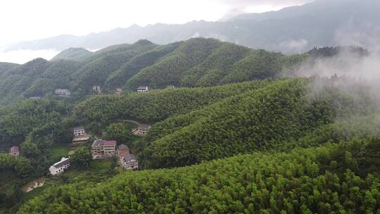 航拍南岳衡山西岭自然风光