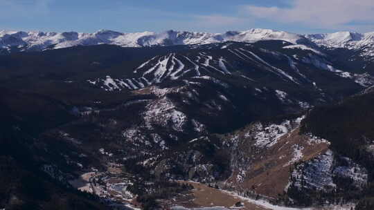 埃尔多拉山滑雪道运行印第安峰伍德沃德伊康