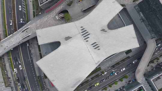 上海徐汇滨江西岸文化艺术中心航拍混剪