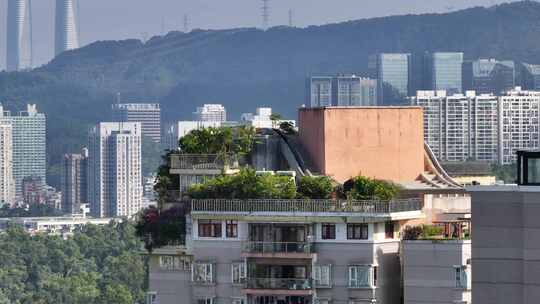 深圳福田CBD建筑航拍