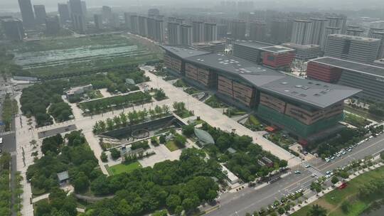 扬州市民中心广场「航拍分镜2」20220705