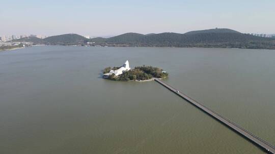 江苏徐州云龙湖5A景区水族馆航拍