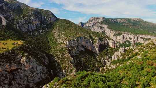 Verdon峡谷，河流，峡谷，悬崖