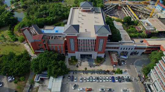 航拍福州大学附属第三医院