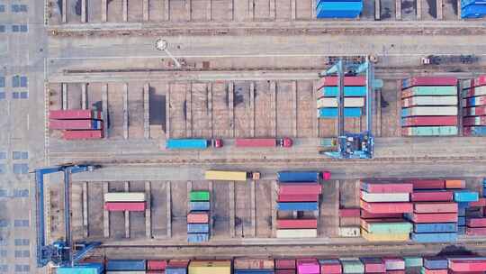 港口码头集装箱海运物流新质生产力视频素材模板下载