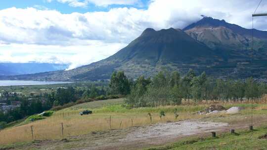 厄瓜多尔因巴布拉的通古拉瓦火山