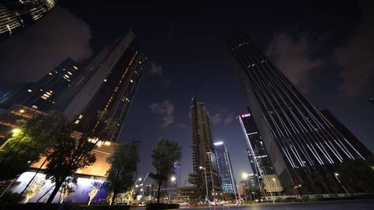 深圳 后海 工地 建设 南山 夜景