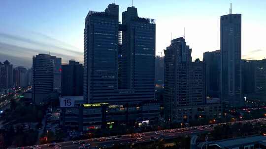 西安城市建筑夜景