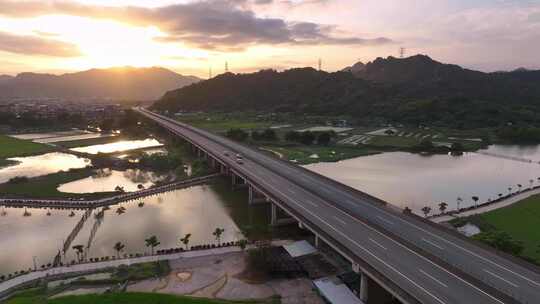 高速公路风景视频