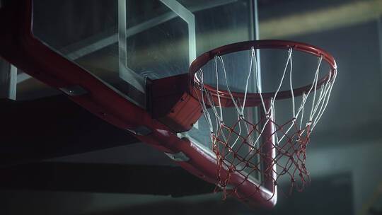 篮球进球特写视频素材模板下载