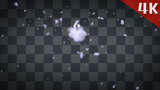4K扔雪球砸向屏幕视频素材模板下载