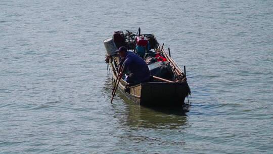 太湖上的渔民