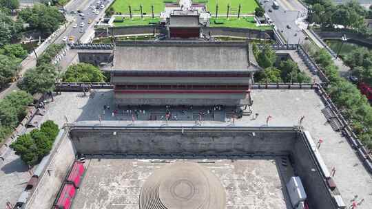 西安古建筑城墙永宁门