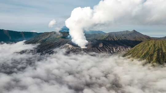 印尼Bromo火山延时摄影