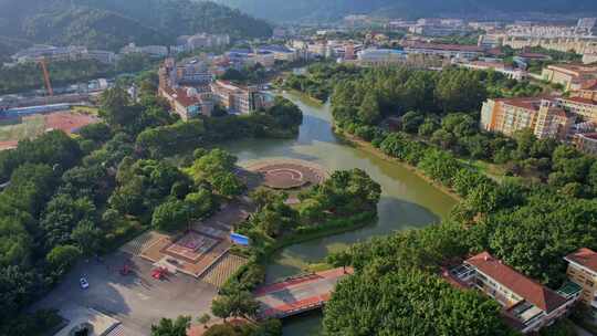 航拍福州闽江学院