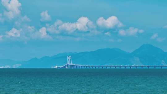 珠海航拍港珠澳大桥