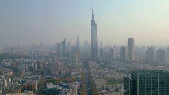 南京市城市地标航拍素材
