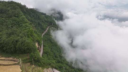 茨竹坝云海航拍