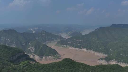 河南济源黄河三峡风景区视频