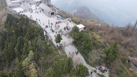 航拍南岳衡山5A景区