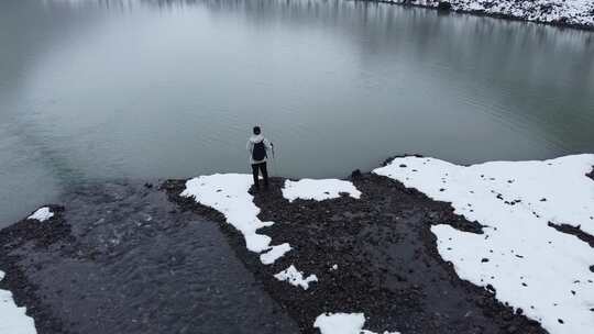 雨崩村冰湖