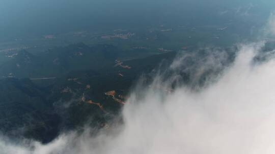 广西南宁大明山云海航拍视频素材模板下载