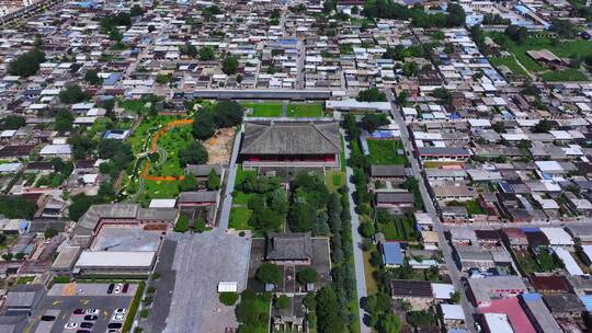 辽宁锦州义县奉国寺辽代古塔古建筑