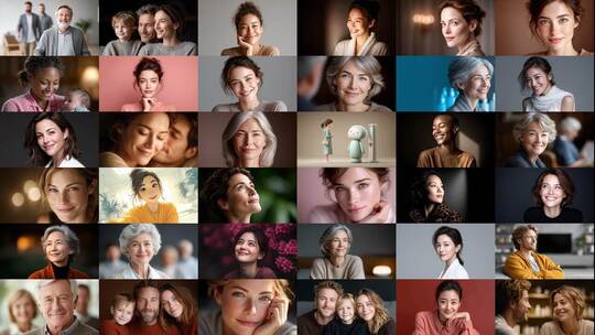 笑容点亮生活温暖治愈人心高清在线视频素材下载