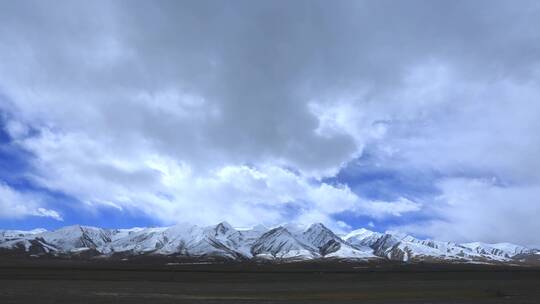 雪山全景 延时