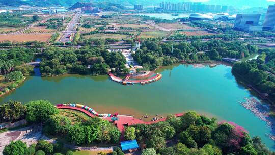 柳州柳东新区房地产城市建筑公园游乐场