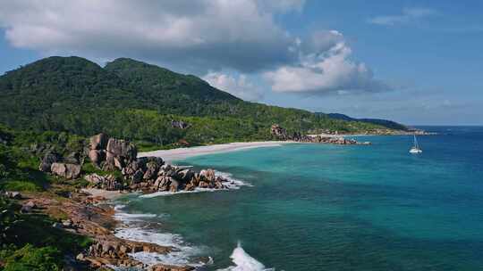 海洋，海岸，岩石，热带